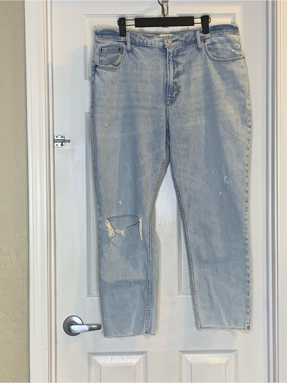 Abercrombie & Fitch The Skinny High Rise Distressed Size 18